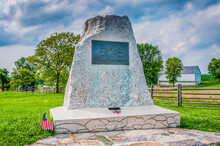 Monument To Clara Barton, Antietam National Battlefield, Maryland USA, Sharpsburg, Maryland