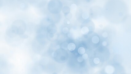 Bright soft blurred circle bokeh looping background.