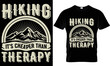 Mountain-Hiking t-shirt design	t-shirt design