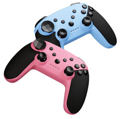 Canvas Print - two video game controllers