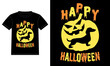 Dachshund in Pumpkin Funny Happy Halloween T-Shirt