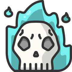 Poster - Skull icon