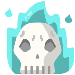 Poster - Skull icon