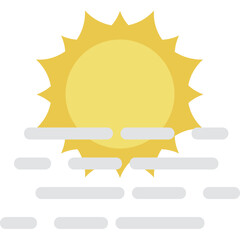 Poster - Sunset Vector Icon