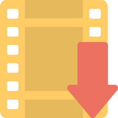 Poster - Download Movie Vector Icon