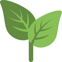 Sticker - Leaf Vector Icon