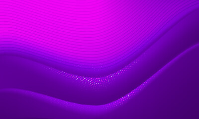 Wall Mural - 3d modern wave curve abstract presentation background