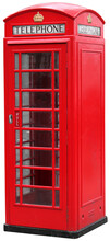 Red Phone Booth Box In London UK