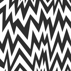 Poster - Abstract background with gradient zigzag line pattern