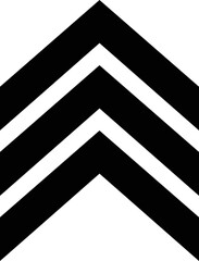 Poster - chevron icon vector illustration isolated on white background . EPS 10.
