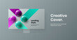 Premium site vector design concept. Simple display mockup web banner illustration.