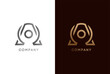 Alpha omega logo design inspiration, vector illustration