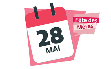 Wall Mural - french 28 may 2023 calendar