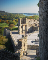 Canvas Print - Middle Castle and Courtyard of Devon Castle - Bratislava, Slovakia