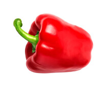 Sweet Red Pepper Isolated