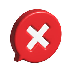 Poster - Check marks yes and no, check mark icon symbol. 3D stock illustration