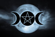 Wicca triple moon