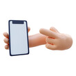 © pixcel3d - 3d gadgets smart phones and tablet in hands isolated