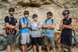 © Miljan Živković - portrait of group of people wear protective helmet during bike ride