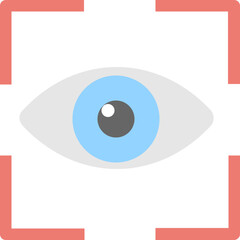 Sticker - Eye Vector Icon