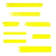 Textmarker Gelb - Text & Zahlen hervorheben und markieren - Vorlage 