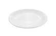 Empty white plate isolated on ransparent png