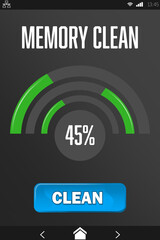 Poster - Mobile display with memory cleaner