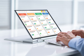 Poster - Scrum Manager Agile Software Project
