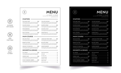 Restaurant menu template. social media marketing web banner template design. healthy food business online promotion flyer with abstract background, logo and icon. Sale cover.