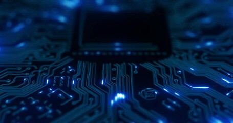 Leinwandbilder - AI web network, technology circuit board and nft connection database. Digital transformation energy, fintech web and machine learning. Cryptocurrency server, cybersecurity and electricity abstract.