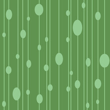 Copy Of Cute Lovely Romantic Green Pale Pastel Retro Vintage Colors Ovals And Stripes Seamless Pattern