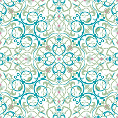 Wall Mural - middle eastern inspired seamless tile design