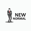 © Albertus - New Normal Illustration. People Activity After Pandemic - Vector.