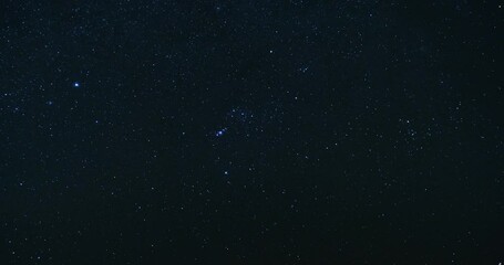 timelapse of geminid meteor shower.