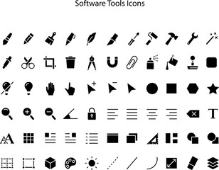 Aufkleber - design software tools icon isolated on white background from web design collection. design tools icon trendy and modern design tools symbol for logo, web, app, UI.