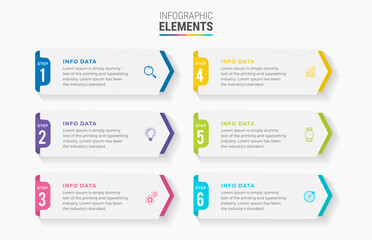 Steps infographic design