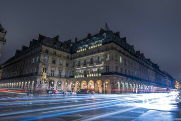 night view of the city hall country