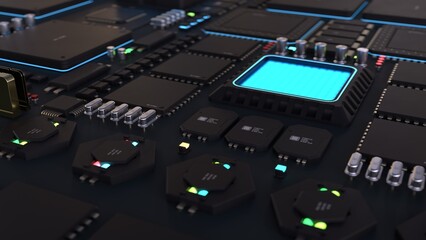 components of computing power on a chip . the concept of next-generation computer technology