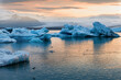 Island Eisberge am Vatnajökull