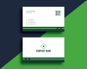 Wall Mural - Business card design template, Clean professional business card template, visiting card, business card template.