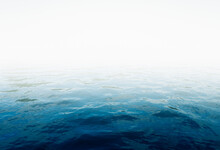 Blue Ocean Surface Background, Calm Sea