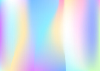 Iridescent Background. Blue Retro Texture. Shiny Spectrum Backdrop. Abstract Gradient. Vintage Flyer. Holographic Gradient. Blur Shapes. Metalic Cover. Purple Iridescent Background