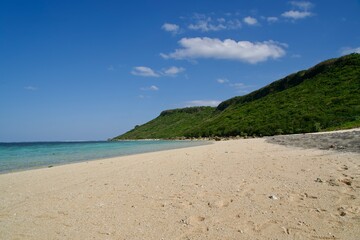 Wall Mural - The view of Aragusuku Beach in March.