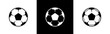 Soccer ball icon. football symbol sign for sports apps and websites