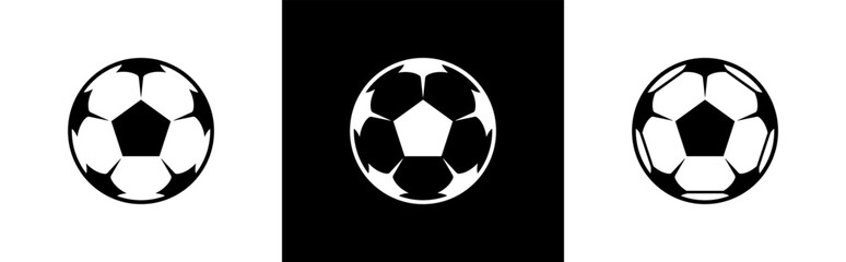 soccer ball icon. football symbol sign for sports apps and websites