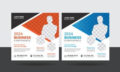 Wall Mural - Set of Editable minimal square banner template. Black and yellow background color with stripe line shape. Suitable for social media posts and web Banner ads.