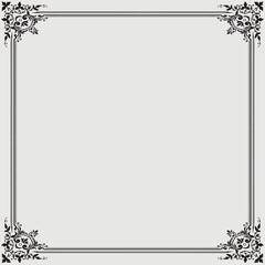 Frame, in the style of an ornament, Vector illustration eps 10, Art.