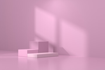 Wall Mural - 3d product display background. display stand.