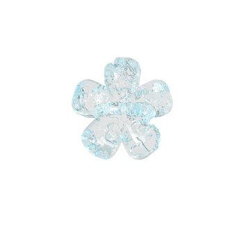 Symbol 3d made of ice