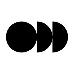 Poster - abstract futuristic trendy geometric in black shape design. creative contemporary for design element decoration.